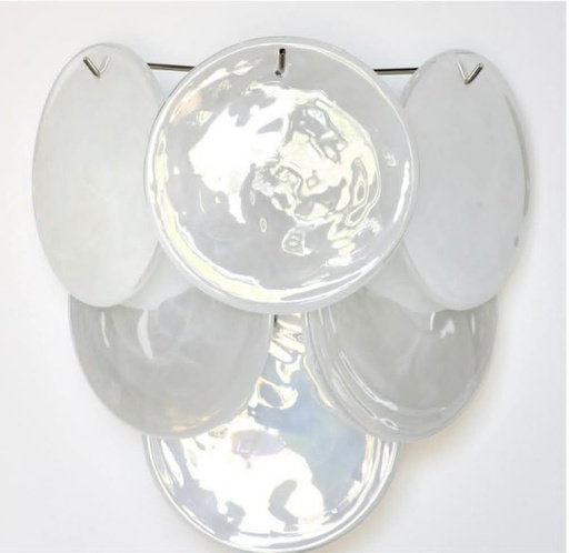 [MRWL0003] Murano frosted pearl sconce STS