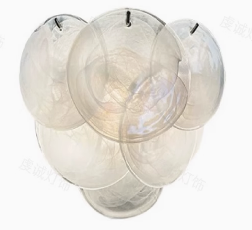 [MRWL0003] Murano frosted pearl sconce STS